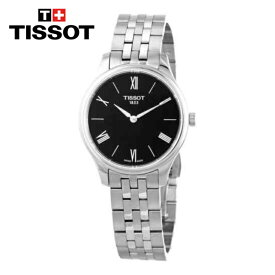 TISSOT ティソ トラディション 5.5 クォーツ ブラックダイヤル レディースウォッチ Tradition 5.5 Quartz Black Dial Ladies Watch
