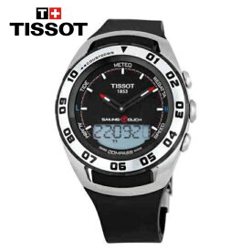 TISSOT ティソ セーリングタッチ ブラックダイヤル メンズウォッチ Sailing Touch Black Dial Men's Watch