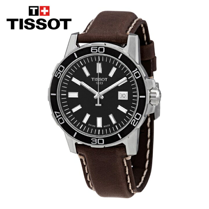 楽天市場】TISSOT ティソ スーパースポーツ クオーツ ブラックダイヤル 