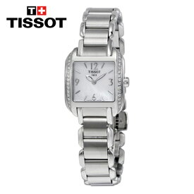 TISSOT ティソ ティーウェーブ マザーオブパールダイヤル ダイヤモンド レディースウォッチT-Wave Mother of Pearl Dial Diamond Ladies Watch