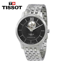 TISSOT ティソ トラディション・オートマティック・ブラックダイヤル・メンズウォッチ Tradition Automatic Black Dial Men's Watch