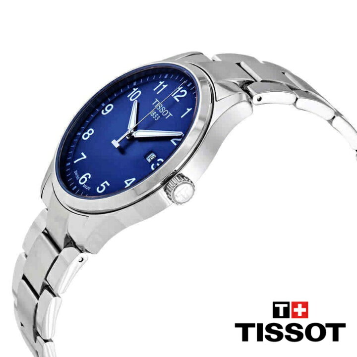 楽天市場】TISSOT ティソ ジェント XL クラシック クオーツ ブルー 