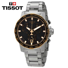 TISSOT ティソ スーパースポーツ クロノグラフ クオーツ ブラックダイヤル メンズウォッチ Supersport Chronograph Quartz Black Dial Men's Watch
