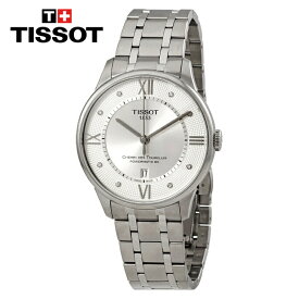 TISSOT ティソ シュマン デ トゥレル オートマティック ダイヤモンド シルバーダイアル メンズウォッチ Chemin des Tourelles Automatic Diamond Silver Dial Men's Watch