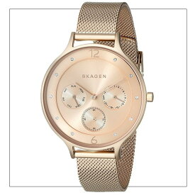 SKAGEN スカーゲン アニタ クロノグラフ ローズトーンステンレススチールウォッチ SKW2314 Anita Chronograph Rose-Tone Stainless Steel Watch