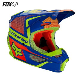 FOX RACING フォックスレーシング ユース V1 OKTIV ヘルメット ブルー YOUTH V1 OKTIV HELMET Blue