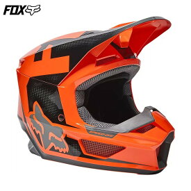 FOX RACING フォックスレーシング ユース V1 ダイアー ヘルメット フロー オレンジ YOUTH V1 DIER HELMET FLO ORG