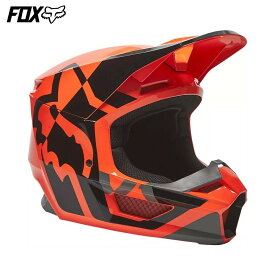 FOX RACING フォックスレーシング V1 ラックス ヘルメット フロー オレンジ V1 LUX HELMET FLO ORG