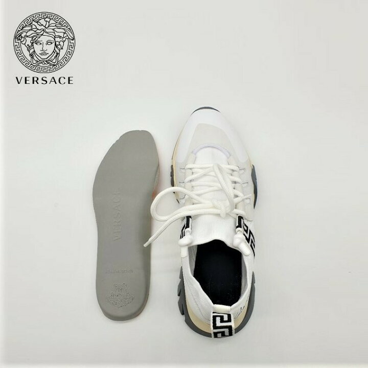 楽天市場】Versace ヴェルサーチェ スクワロ レザー スニーカー Squalo 