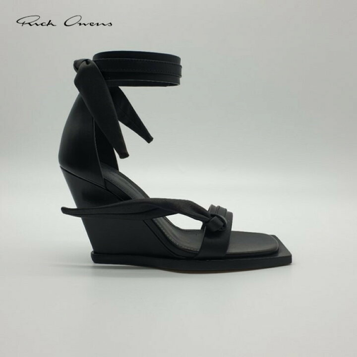 楽天市場】RICK OWENS リックオウエンス シングルボウウェッジ レザー  