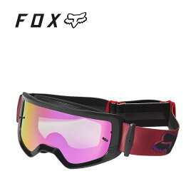 FOX RACING フォックスレーシング メイン ヴァンズ ゴーグル スパーク フローレッド MAIN VENZ GOGGLES - SPARK FLO RED