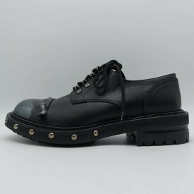 Alexander McQueen アレキサンダー マックイーン ホブネイル ダービーシューズ ブラック Hobnail Derby Shoes Black