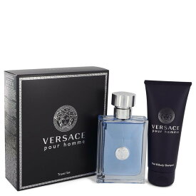 Versace ヴェルサーチェ プールオム ギフトセット オードトワレ+シャワージェル Pour Homme Gift Set EDT 100ml+Shower Gel 100ml