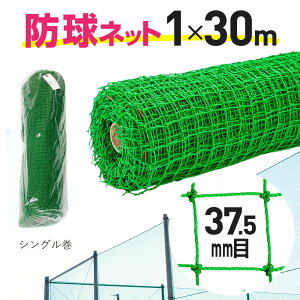 �y�����z �h���l�b�g ���[���� ��37.5mm�� 1mx30m �싅 �e�틅�Z ��v�ȃl�b�g ���O�g�p�� �|���L���o�b�e�B���O�l�b�g �ΐF �ȈՃt�F���X�A���|�A�n�g�A�J���X�悯 �h�b�A�H��ADIY�y�������