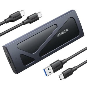 UGREEN M.2 SSD �O�t���P�[�X NVME��p USB3.2 Gen2�ڑ��K�i UASP�Ή� 10Gbps�����]��