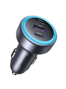 UGREEN 30W 2C1A �V�K�[�\�P�b�g usb-c �J�[�`���[�W���[ LED�t�� 3�|�[�gPD 30W/SCP 22.5WPD3.0/QC4.0/PPS�Ή� �ԍڏ[�d�� �R���p�N�g�T�C�Y �ϋv�� �V�K�[�\�P�b�g