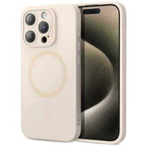 �y�ČRMIL�K�i�EMagsafe�Ή��zESR iPhone 15 Pro �P�[�X ��phone15pro �P�[�X �}�O�l�b�g�[�d�Ή� �X���� �V���R���P�[�X �Ռ��z�� ��ʂƃJ�����ی� iPhone 15 Pro�p Cloud�V���[�Y ���C�g�^��