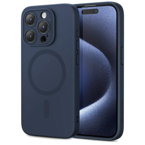 �y�ČRMIL�K�i�EMagsafe�Ή��zESR iPhone 15 Pro �P�[�X ��phone15pro �P�[�X �}�O�l�b�g�[�d�Ή� �X���� �V���R���P�[�X �Ռ��z�� ��ʂƃJ�����ی� iPhone 15 Pro�p Cloud�V���[�Y �u���[
