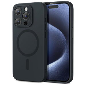 �y�ČRMIL�K�i�EMagsafe�Ή��zESR iPhone 15 Pro �P�[�X ��phone15pro �P�[�X �}�O�l�b�g�[�d�Ή� �X���� �V���R���P�[�X �Ռ��z�� ��ʂƃJ�����ی� iPhone 15 Pro�p Cloud�V���[�Y �u���b�N