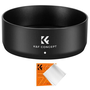 KF CONCEPT �����Y�t�[�h ES-65B �݊��i �o���l�b�g�� For Canon RF 50mm F1.8 STM ���ˌ��h�~ �掿���� �J�����p�A�N�Z�T���[ �σX�N���b�` ���������Y �A�N�Z�T�� RF�����Y�p���i
