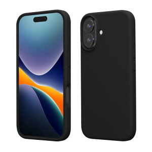 kwmobile �X�}�z�P�[�X Apple iPhone 16�Ή� �P�[�X - TPU ���L�b�h �V���R�� �J�o�[ - �ϏՌ� ���h�~ �T���T�� Case