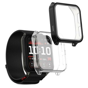 kwmobile 2x �P�[�X Garmin Venu X1�Ή� �J�o�[ - �t���J�o�[ �V���R�� �ϏՌ� �S�̕ی� ����/���F