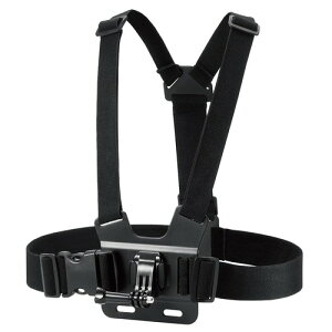 �G���R�� ELECOM GoPro HERO10/9/8/7/6/5/MAX �l�b�N���X�}�E���g GoPro�ėp �㉺�����\ �����h�~ �A�W���X�^�[�t �u���b�N AC-MBNE01BK