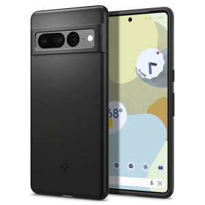 Spigen Pixel7 Pro �P�[�X �� �ɔ� �����Y�ی� �C�菝�h�~ ���^�J�o�[ �y�� �w��h�~ �V���v�� �}�b�g�d�グ ���C�����X�[�d�Ή� �V���E�t�B�b�g ACS04733 (�u���b�N)