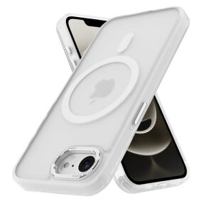 PinLiSheng �Ή� iPhone 17e/16e �P�[�X ������ Phone17e�P�[�X MagSafe�Ή� �}�O�l�b�g���� �J�o�[ �ČRMIL�K�i �ϏՌ� �}�b�g�� ���΂݂Ȃ� �X�g���b�v�z�[���t�� ���C�A���X�[�d�Ή�,�z���C�g