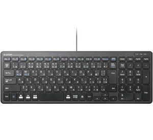 �G���R�� �L�[�{�[�h �L�� �p���^�O���t �R���p�N�g�L�[�{�[�h �u���b�N TK-FCP097BK