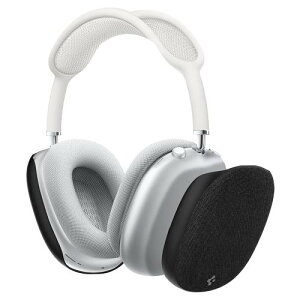 Spigen Airpods Max �P�[�X �t�@�u���b�N �f�� �Ռ� �z�� �y�� �L�Y�h�~ �ϏՌ� �A�[�o���E�t�B�b�g ASD02832 (�u���b�N)