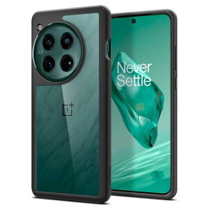 Spigen OnePlus 12 �P�[�X �N���A TPU �o���p�[�P�[�X 2�d�\�� �ČRMIL�K�i�擾 �ϏՌ� ���菝�h�~ ���΂ݖ��� ���C�����X�[�d�Ή� �E���g���E�n�C�u���b�h ACS07378 (���^���E�X���[�g)