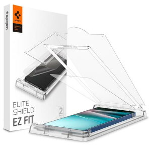 Spigen Galaxy S25 Ultra �t�B���� �w��F�ؑΉ� �\��t���L�b�g�t�� TPU�f�� �M�����N�V�[S25�E���g���Ή� �ی�t�B���� �i�m�R�[�e�B���O ��U�h�~ 2���� EZ Fit EliteShield AFL09080