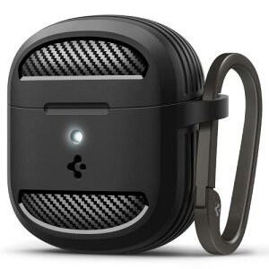 Spigen Pixel Buds 2a �P�[�X �ϏՌ� PC TPU ��d�\�� ���C�����X�[�d �Ή� �J���r�i�t�� �y�� ���h�~ �Ռ��z�� �V���v�� ���M�b�h�E�A�[�}�[ ACS09480 (�}�b�g�E�u���b�N)