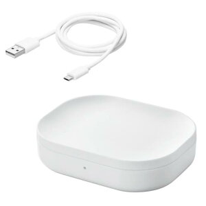 �G���R�� ELECOM ���C�����X�[�d�� Qi�F�� 5W ��� Airpods�p�g���[�t�� �u�������[�d �P�[�u��(1m)�t�� AirPods/AirPods Pro/���̑� ���C�����X�C���z�� �Ή� �z���C�g W-QAV01WH