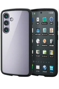 �G���R�� Galaxy S24 SC-51E �P�[�X �J�o�[ �n�C�u���b�h�P�[�X �\�t�g ���^ TPU �X�g���b�v �z�[�� �ϏՌ� �Ռ��z�� ���C�����X�[�d�Ή� �X�g���b�v�V�[�g�t ���|���Ή� �u���b�N PM-G241TSLFCBK