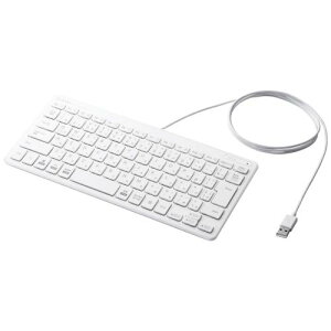 �G���R�� �L�[�{�[�h �L�� �p���^�O���t �~�j�L�[�{�[�h �z���C�g TK-FCP096WH
