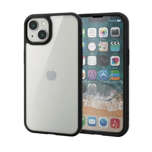 �G���R�� iPhone 13/�n�C�u���b�h�P�[�X/TOUGH SLIM/360�x�ی�/�u���b�N