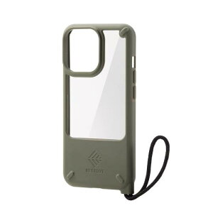 �G���R�� iPhone 13 Pro 3�� �n�C�u���b�h�P�[�X �ϏՌ� NESTOUT LAKE �I���[�u PM-A21CNEST3KH