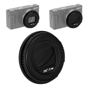 JJC ���C�����Y�L���b�v�J�o�[�v���e�N�^�[ Sony ZV-1F ZV1F ZV 1F �J�����p Z-ZV1F BK