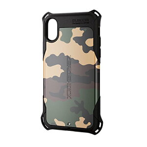 �G���R�� iPhone X �P�[�X �J�o�[ �Ռ��z�� �������̏Ռ�����{�̂���� ZEROSHOCK �X�^���_�[�h �Ռ��z�� �t�B�����t �Z���^�[���[������ PM-A17XZEROT1
