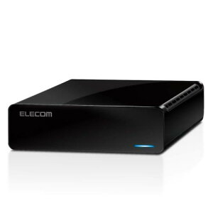 �G���R�� �O�t���n�[�h�f�B�X�N 6TB USB3.2(Gen1) �e���r�^��/�p�\�R���Ή� �É��t�@�����X�݌v ELD-FTV060UBK