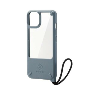 �G���R�� iPhone 13 2�� �n�C�u���b�h�P�[�X �ϏՌ� NESTOUT LAKE �O���[ PM-A21BNEST3GY