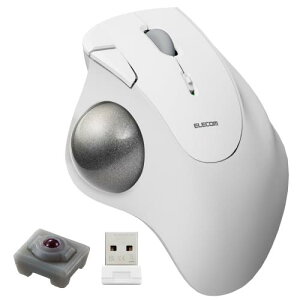 �G���R�� ���C�����X �g���b�N�{�[���}�E�X IST ����2.4GHz �e�w���� 36mm�{�[�� �l�H���r�[�x�� 5�{�^�� Windows Mac Chromebook �z���C�g M-IT10DRWH