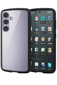 �G���R�� Galaxy S24 SC-51E �P�[�X �J�o�[ �n�C�u���b�h�P�[�X �\�t�g ���^ TPU �X�g���b�v �z�[�� �ϏՌ� �Ռ��z�� ���C�����X�[�d�Ή� �X�g���b�v�V�[�g�t ���|���Ή� �u���b�N PM-G241TSLFCBK