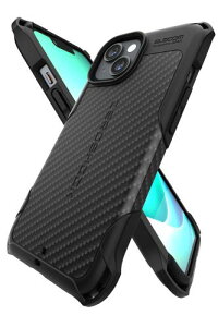 �G���R�� iPhone 14 / 13 �P�[�X �J�o�[ �ϏՌ� ZEROSHOCK �\�t�g�P�[�X TPU [�l�p�̃G�A�[�N�b�V�������Ռ����z��] �X�g���b�v�z�[���t�� �u���b�N �ȈՃp�b�P�[�W (����) PMWA22AZEROGBK