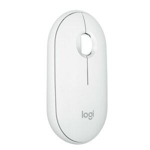 Logitech (Logicool) Pebble Mouse 2 M350S ���C�����X�}�E�X Bluetooth �É� �}���`�f�o�C�X �X���� �R���p�N�g �y�� Tonal White �I�t�z���C�g �� [�C�O�p�b�P�[�W�i]
