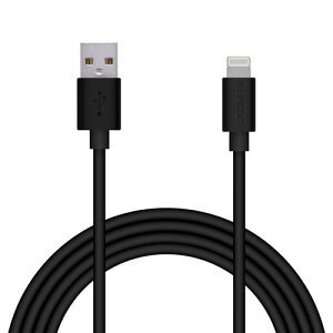 �G���R�� Lightning�P�[�u�� ���C�g�j���O iPhone �[�d�P�[�u�� �X�^�����_�[�h iPhone 13 / 12 / SE (��2����) �Ή� Apple�F�ؕi 0.1m/0.5m/1m/1.5m/2m 10cm/50cm MPA-UAL01PN �s���N / �u���b�N MPA-UAL01BK