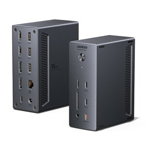 UGREEN 16in1 �h�b�L���O�X�e�[�V���� DisplayLink 4��ʏo�� 8K60hz MacOS Windows���Ή�