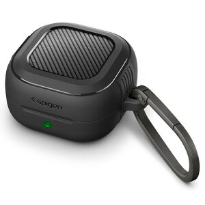 Samsung �F�� Spigen Galaxy / Pro �P�[�X �ϏՌ� TPU �J���r�i�t�� ���C�����X�[�d�Ή� �Ռ��z�� �V���v�� �J�o�[ ���M�b�h �A�[�}�[ ACS11200 �}�b�g �u���b�N Buds4 Buds3 FE/Galaxy Pro/Galaxy PC �y��